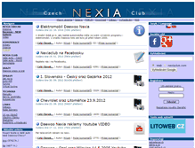 Tablet Screenshot of nexiaclub.com